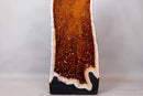 Tall AAA Citrine Cathedral Geode with Golden - Orange Sparkly Druzy – 3.85 ft - E2D Crystals & Minerals