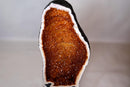 Tall Citrine Cathedral Geode – Golden - Orange Sparkly Druzy, 3.85 ft - E2D Crystals & Minerals