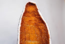 Tall Citrine Cathedral Geode – Golden - Orange Sparkly Druzy, 3.85 ft - E2D Crystals & Minerals