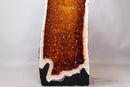 Tall Citrine Cathedral Geode – Golden - Orange Sparkly Druzy, 3.85 ft - E2D Crystals & Minerals