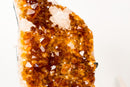 Natural Citrine Crystal Cluster with Calcite Inclusion Madeira Orange - E2D Crystals & Minerals