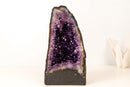 High - Grade Amethyst Cathedral Geode with Saturated Deep Purple Druzy – 13.6 lb - E2D Crystals & Minerals