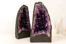 Pair or High - Grade Amethyst Cathedral Geodes - E2D Crystals & Minerals