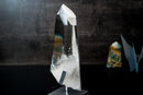 AAA Optical - Grade Lemurian Quartz Point – Water - Clear (12" Tall) - E2D Crystals & Minerals