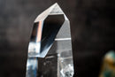 AAA Optical Lemurian Quartz Point – Water - Clear Crystal (11" Tall) - E2D Crystals & Minerals