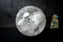 Large Natural Clear Quartz Sphere from Diamantina, Brazil (11 lb) - E2D Crystals & Minerals