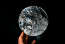 AAA Water - Clear Quartz Crystal Sphere – Diamantina Brazil (8.8 lb) - E2D Crystals & Minerals