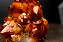 Top - Color Madeira Citrine Geode Cluster with Deep Orange Druzy, Self - Standing Specimen - 2.6 Kg - 5.8 lb - E2D Crystals & Minerals