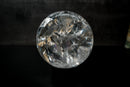 Water - Clear Lemurian Quartz Sphere with Rainbows — 4.9 in, Diamantina - E2D Crystals & Minerals