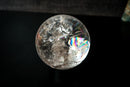 AAA Water - Clear Lemurian Quartz Sphere with Rainbows – Diamantina (3.5 in) - E2D Crystals & Minerals