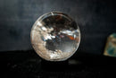 AAA Water - Clear Lemurian Quartz Sphere with Rainbows – Diamantina (3.5 in) - E2D Crystals & Minerals