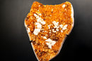Tall Citrine Cluster with Sparkling Druzy and Natural Calcite Inclusions – Statement Crystal, 19.5 In, 12 Lb. - E2D Crystals & Minerals