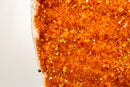 Statement Tall Citrine Cluster with Deep Orange Druzy on Stand – Natural Crystal, 26 In / 35 Lb. - E2D Crystals & Minerals