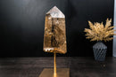 Genuine Natural Citrine Obelisk Point on Stand – Honey Citrine with Multiple Rainbows, Large Size 16.5 in Tall, 15 lb. - E2D Crystals & Minerals