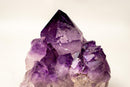 Brazilian Amethyst Cluster Specimen with AAA Deep Purple Druzy Points – 2.6 kg (6 lb) - E2D Crystals & Minerals