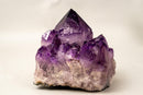 Brazilian Amethyst Cluster Specimen with AAA Deep Purple Druzy Points – 2.6 kg (6 lb) - E2D Crystals & Minerals
