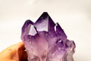 Brazilian Amethyst Cluster Specimen with AAA Deep Purple Druzy Points – 4.1 Lb - E2D Crystals & Minerals
