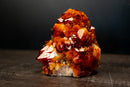 Top - Color Madeira Citrine Geode Cluster with Deep Orange Druzy, Self - Standing Specimen - 2.6 Kg - 5.8 lb - E2D Crystals & Minerals