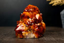 Top - Color Madeira Citrine Geode Cluster with Deep Orange Druzy, Self - Standing Specimen - 2.6 Kg - 5.8 lb - E2D Crystals & Minerals