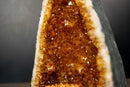 Citrine Geode Cathedral with Sparkly Deep Orange Points, 11 In - 18 lb - E2D Crystals & Minerals