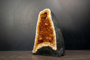 Citrine Geode Cathedral with Sparkly Deep Orange Points, 11 In - 18 lb - E2D Crystals & Minerals