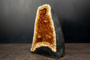 Citrine Geode Cathedral with Sparkly Deep Orange Points, 11 In - 18 lb - E2D Crystals & Minerals