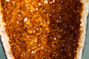 Pair of Large Citrine Geodes with Sparkly Golden - Orange Druzy - E2D Crystals & Minerals