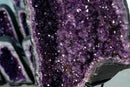 Amethyst Geode Butterfly Wings with Sparkly Purple Druzy - E2D Crystals & Minerals