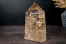 Genuine Natural Citrine Obelisk Point – Light Honey Citrine with Multiple Rainbows, Large Size 9.5 in Tall, 10 lb. - E2D Crystals & Minerals