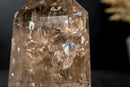 Genuine Natural Citrine Obelisk Point – Light Honey Citrine with Multiple Rainbows, Large Size 9.5 in Tall, 10 lb. - E2D Crystals & Minerals