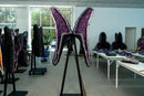 Sculptural Amethyst Geode Wings with Dense Sparkly Purple Druzy - E2D Crystals & Minerals