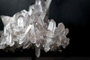 Gallery - Grade Lemurian Seed Quartz Cluster with Dreamcoat Lithium Phantom – Natural Crystal from Brazil, Large: 15.4 in / 27.7 lb - E2D Crystals & Minerals