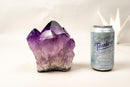 Brazilian Amethyst Cluster Specimen with AAA Deep Purple Druzy Points – 4.1 Lb - E2D Crystals & Minerals