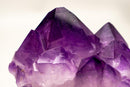 Brazilian Amethyst Cluster Specimen with AAA Deep Purple Druzy Points – 4.1 Lb - E2D Crystals & Minerals