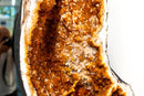 AAA Natural Citrine Butterfly Geode, Deep Orange Citrine - E2D Crystals & Minerals