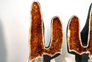 Twin - Tower Citrine Geode Pair with Deep Orange Druzy - E2D Crystals & Minerals