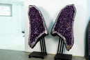Giant 7.3 ft Purple Amethyst Geode Wings with Large Crystal Points - E2D Crystals & Minerals