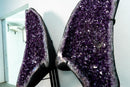 Giant 7.3 ft Purple Amethyst Geode Wings with Large Crystal Points - E2D Crystals & Minerals