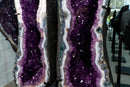 X - Large Blue Banded Agate and Purple Amethyst Butterfly Geode - E2D Crystals & Minerals
