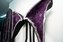 Giant 6.6 Ft. Purple Amethyst Geode Wings with Sparkly Crystal Points - E2D Crystals & Minerals