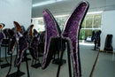 Sculptural Amethyst Geode Wings with Dense Sparkly Purple Druzy - E2D Crystals & Minerals
