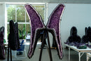 Sculptural Amethyst Geode Wings with Dense Sparkly Purple Druzy - E2D Crystals & Minerals