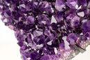 Large Saturated Rich Purple Amethyst Cluster with All - Natural Druzy - E2D Crystals & Minerals