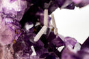 Deep Purple Amethyst Geode Portal with Rare Calcite - E2D Crystals & Minerals