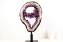Rare Amethyst Geode Portal with an Amethyst Bridge - E2D Crystals & Minerals