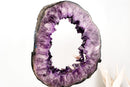 Deep Purple Amethyst Portal with Rare Calcite, Dual Sided - E2D Crystals & Minerals