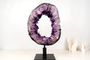 Deep Purple Amethyst Portal with Rare Calcite, Dual Sided - E2D Crystals & Minerals