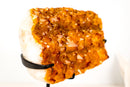 Golden Orange Citrine Cluster on Stand - E2D Crystals & Minerals