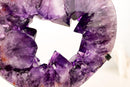 Natural Rich Purple Amethyst Heart Portal with Large Druzy Points - E2D Crystals & Minerals