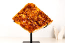 Madeira Citrine Cluster on Stand – Natural Brazilian Citrine Crystal - E2D Crystals & Minerals